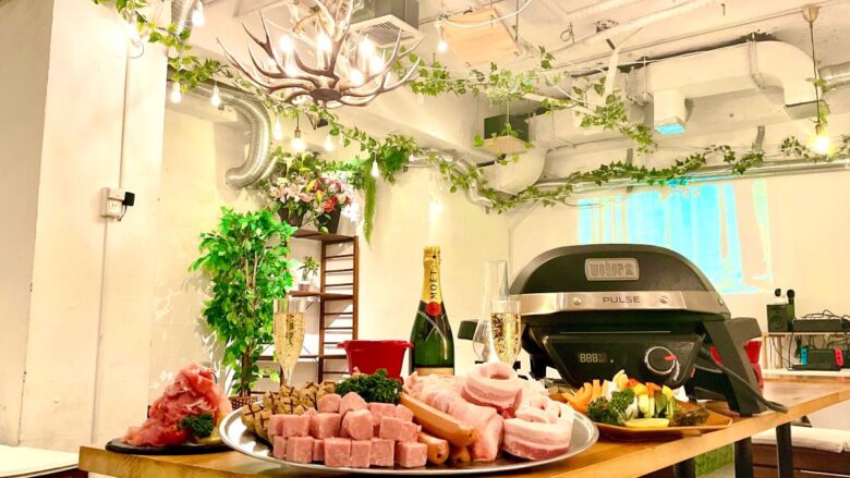 渋谷×イベント会場「渋谷ガーデンパティオ」　室内BBQ案内２